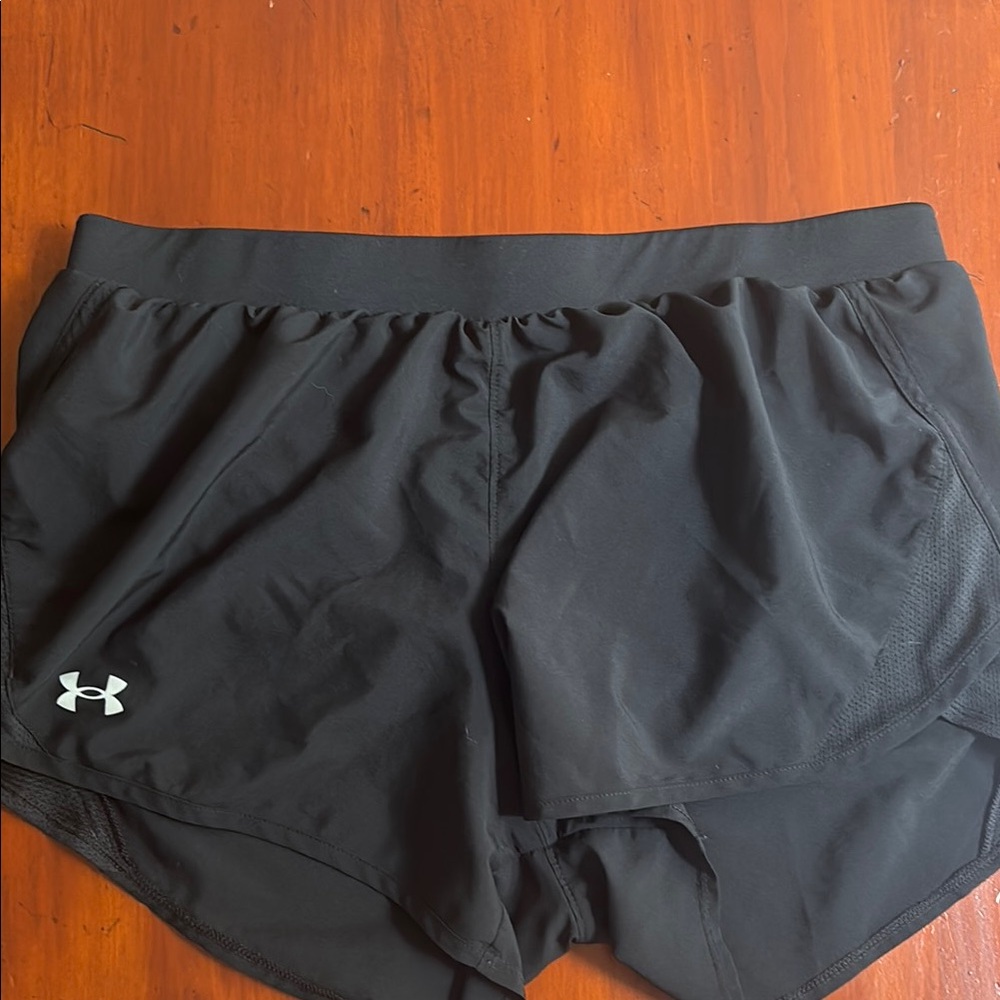 Under Armour Black Athletic Shorts Lightweight Performance